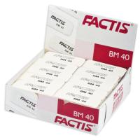 Ластик  FACTIS BM 40, 52*20*7мм, синт.каучук,белый