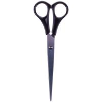 Ножницы 18см OfficeSpace, черные ручки, ПВХ