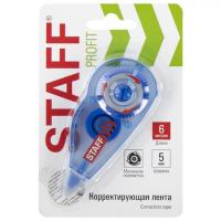 Корректирующая лента 5ммх6м STAFF PROFIT,блистер