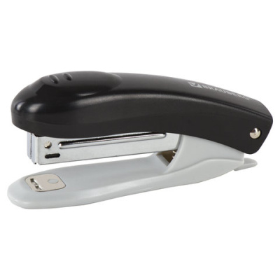 Степлер №10 12л. BRAUBERG"Original"антистеп., черный