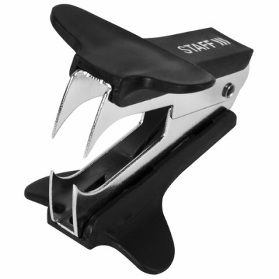 Антистеплер для скоб STAFF "EVERYDAY",с фикс.,черный