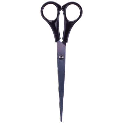 Ножницы 18см OfficeSpace, черные ручки, ПВХ