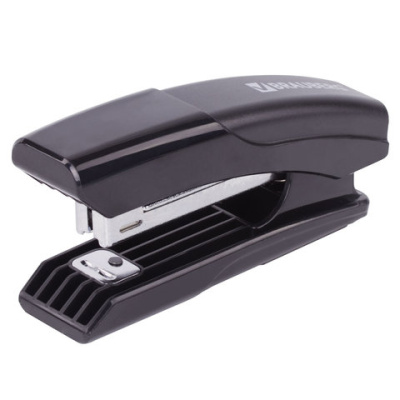 Степлер №10 18л. BRAUBERG, антистеплер, черный